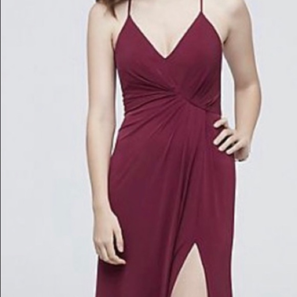 Burgundy dress by DB Studio! It's a size 16